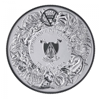 1 oz (31.10 g) sidabrinė moneta Slavic Beasts - Alkonost, Kamerūnas 2025
