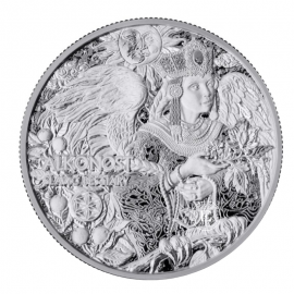 1 oz (31.10 g) srebrna moneta Slavic Beasts - Alkonost, Kamerun 2025