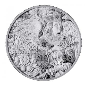 1 oz (31.10 g) sidabrinė moneta Slavic Beasts - Alkonost, Kamerūnas 2025