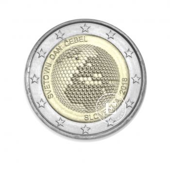  2 Eur pièce Bee Day, Slovénie 2018