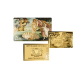 1/1000 oz aukso luitas - moneta  kortelėje Sandro Botticelli paveikslai – Veneros gimimas, Čadas