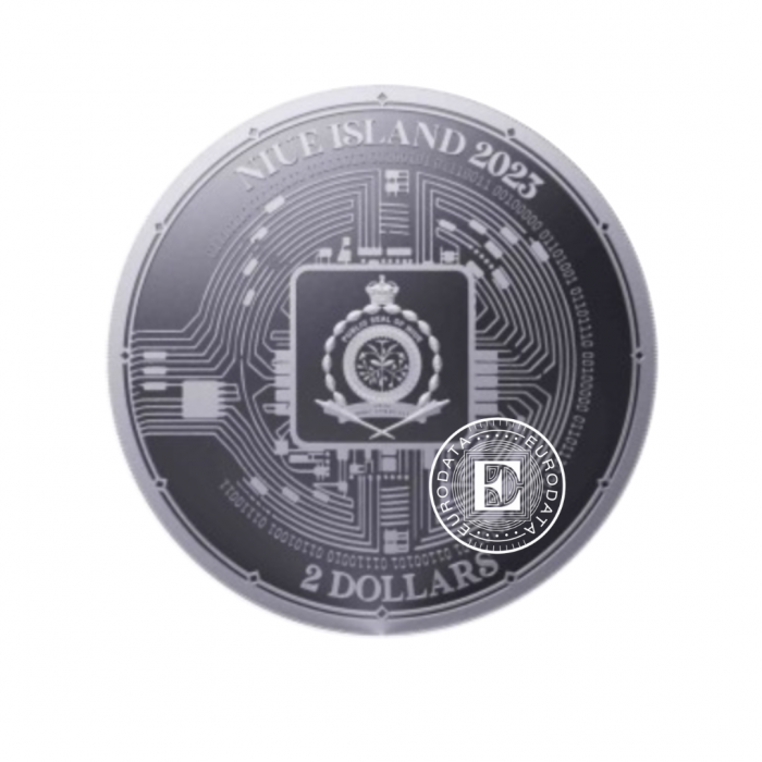 1 oz (31.10 g) silbermünze Bitcoin, Niue 2023