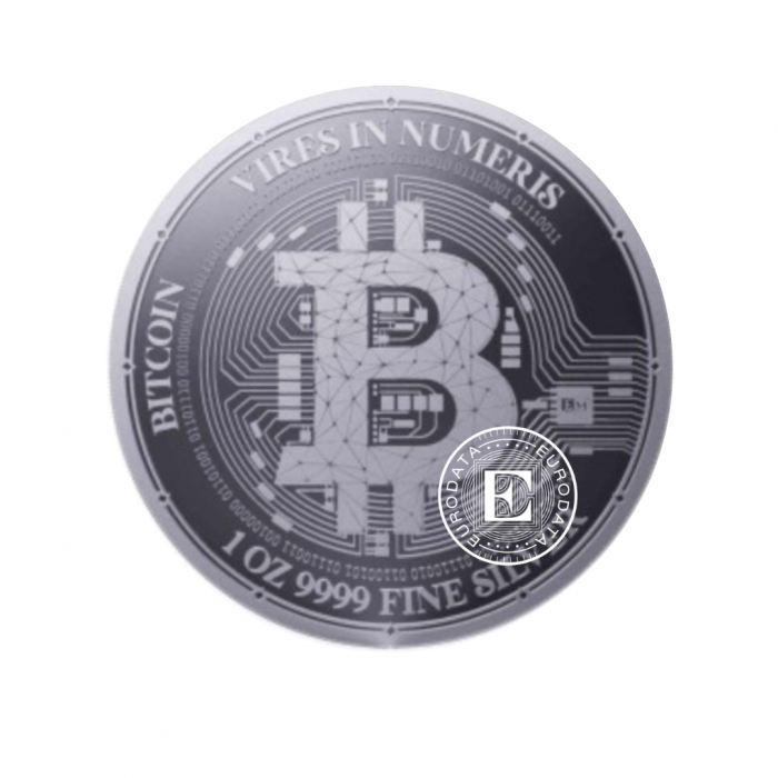 1 oz (31.10 g) silbermünze Bitcoin, Niue 2023