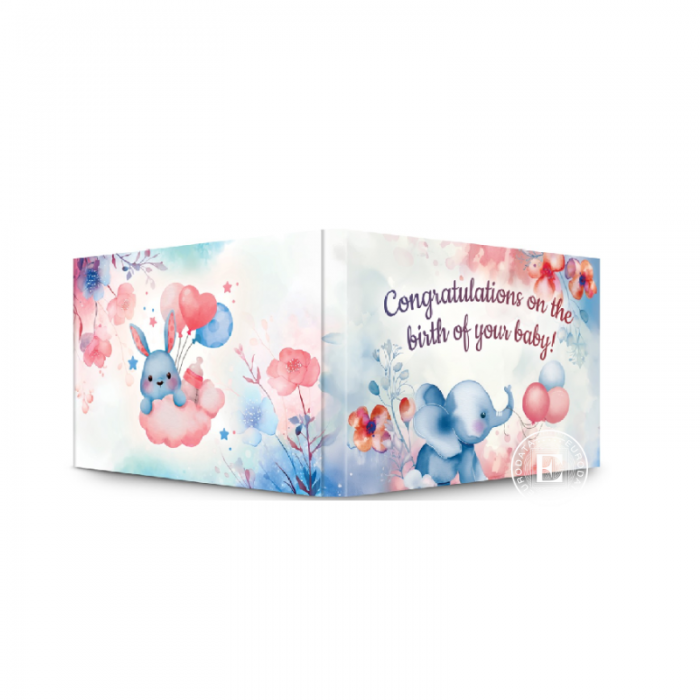 Gift box for gold bar - Congratulations on the birth of your baby