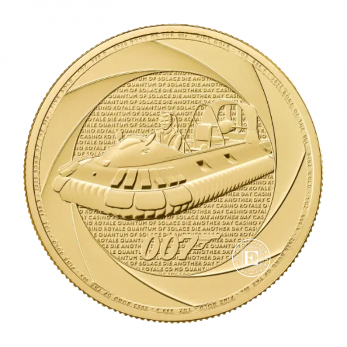 1 oz (31.10 g) gold coin Bond of the 00's, Great Britain 2025