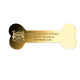 1/1000 oz gold coin Dog Bone, Chad