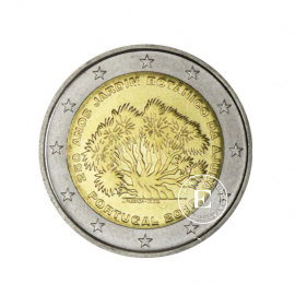 2 Eur coin  250th anniversary of Ajuda Botanical Garden, Portugal 2018