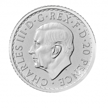 1/10 oz (3.11 g) Silbermünze Britannia - King Charles III, Großbritannien 2024