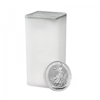 1 oz (31.10 g) silver coin Britannia - King Charles III, Great Britain 2026 (Tube)