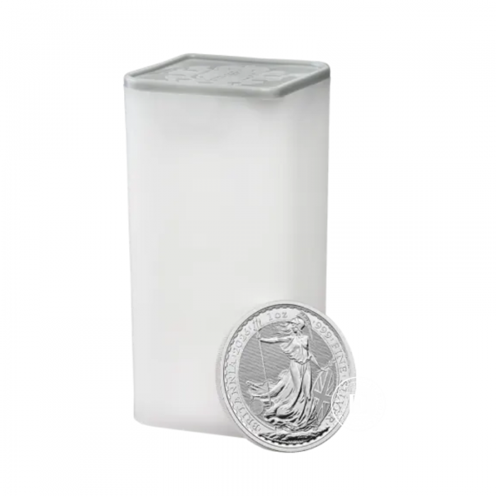 1 oz (31.10 g) sidabrinė moneta Britannia - Karalius Charlsas III, Didžioji Britanija 2026 (Tūba)