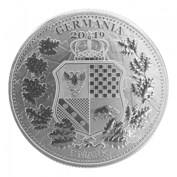 1 oz (31.10 g) sidabrinė moneta Allegories - Britannia & Germania, Lenkija 2019