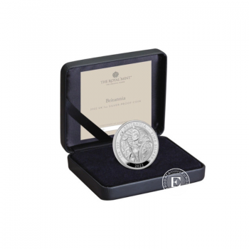 1 oz (31.10 g) sidabrinė PROOF moneta Britannia, Didžioji Britanija 2022
