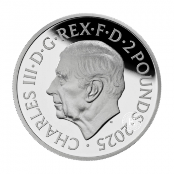 1 oz (31.10 g) sidabrinė PROOF moneta Britannia, Didžioji Britanija 2025