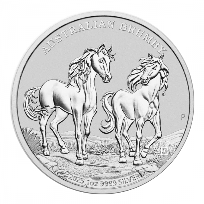 1 oz (31.10 g) Silbermünze Australian Brumby, Australien 2025