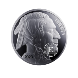 1 oz (31.10 g) sidabrinė moneta Buivolas, JAV 2023