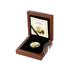 1 oz (31.10 g) auksinė PROOF moneta Mythical Forest, Buko lapas, Lenkija 2023 (su sertifikatu)