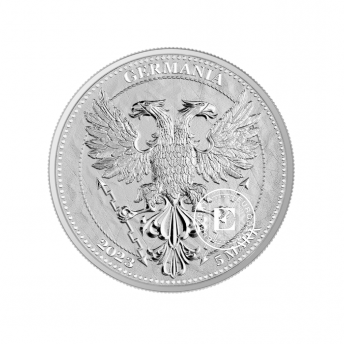 1 oz (31.10 g) srebrna moneta Mythical Forest - Liść Buka, Polska 2023 (z certyfikatem)