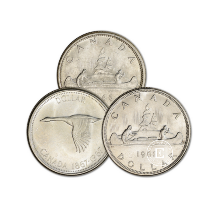1 Dollar (18.66 g) silbermünze, Kanada (random year)