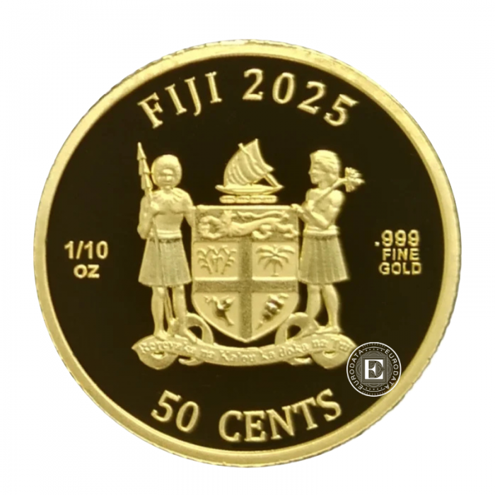 1/10 oz (3.11 g) złota moneta Cats, Fidżi 2025