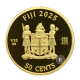 1/10 oz (3.11 g) złota moneta Cats, Fidżi 2025
