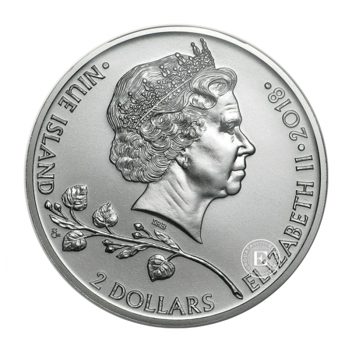 1 oz (31.10 g) pièce d'argent Czech Lion, Niue 2018
