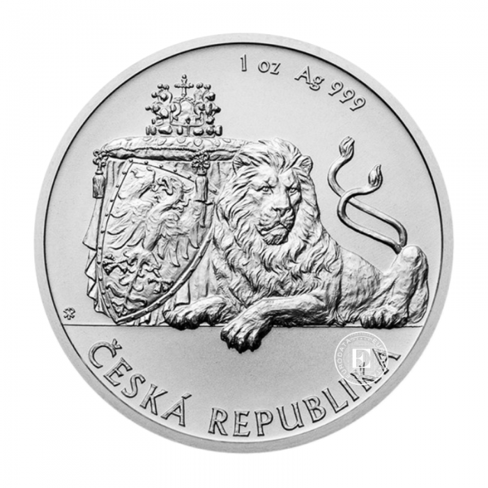 1 oz (31.10 g) pièce d'argent Czech Lion, Niue 2018