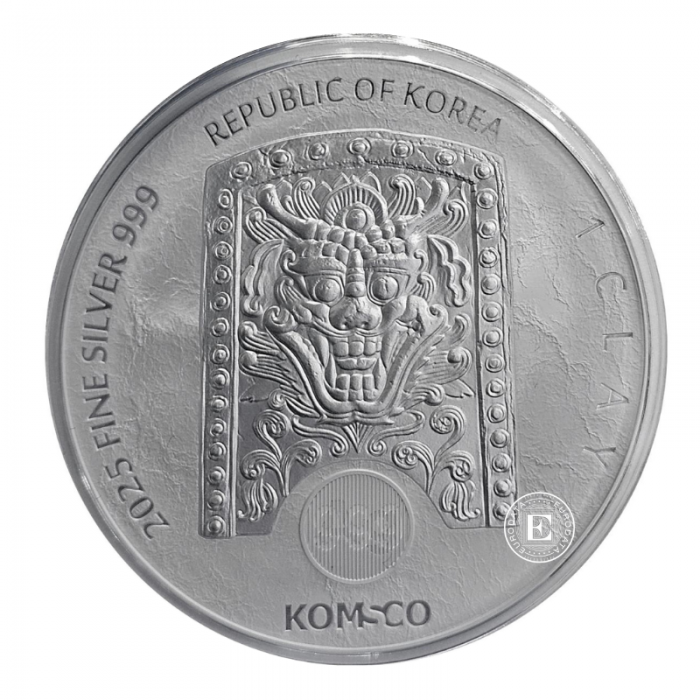 1 oz (31.10 g) silver coin Chiwoo Cheonwang, South Korea 2025