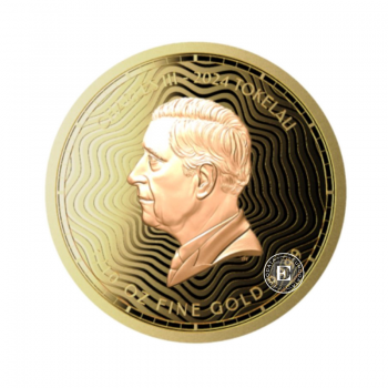 1 oz (31.10 g) auksinė moneta Chronos, Tokelau 2024