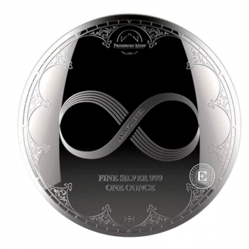 1 oz (31.10 g) sidabrinė moneta Chronos, Slovakija 2016
