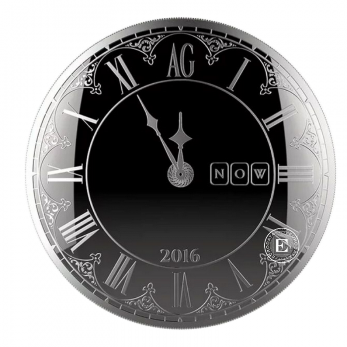 1 oz (31.10 g) srebrna moneta Chronos, Slowacja 2016
