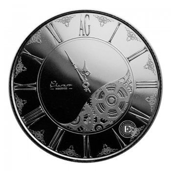 1 oz (31.10 g) sidabrinė moneta Chronos, Slovakija 2018