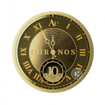 1 oz (31.10 g) pièce d'or Chronos, Tokelau 2024