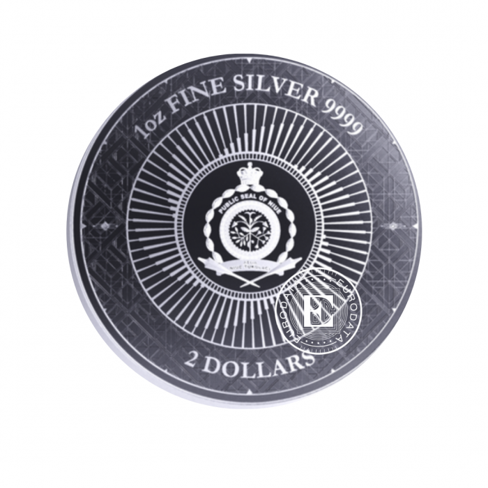 1 oz (31.10 g) srebrna moneta Chronos, Niue 2023