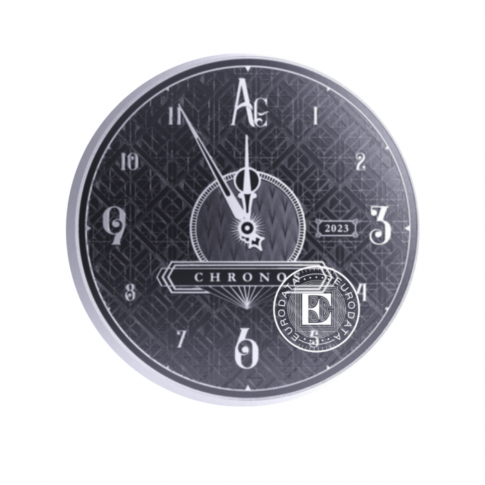 1 oz (31.10 g) srebrna moneta Chronos, Niue 2023