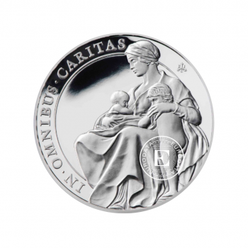 1 oz (31.10 g) sidabrinė PROOF moneta Karalienės dorybės, Dosnumas, Saint Helena 2022