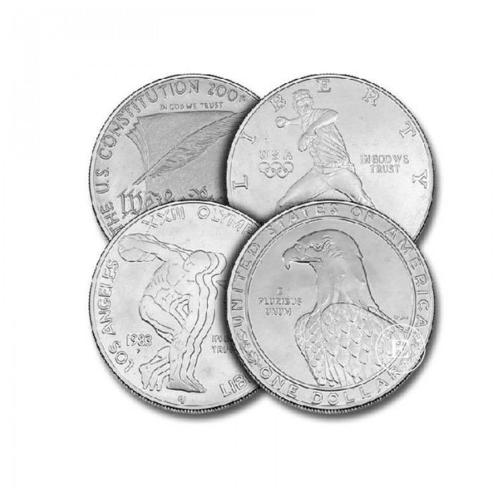 1 dolar srebrna moneta USA (random year)