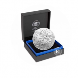 10 Eur (22.20 g) sidabrinė PROOF moneta Dakota C47, Prancūzija 2018