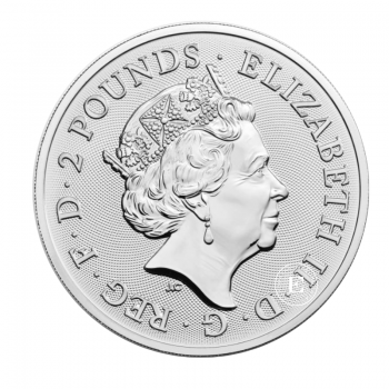 1 oz (31.10 g) sidabrinė moneta David Bowie, Didžioji Britanija 2021
