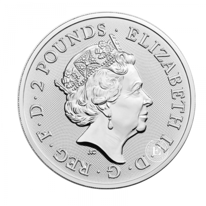 1 oz (31.10 g) Silbermünze David Bowie, Great Britain 2021