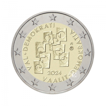 2 Eur coin Elections as the basis of democracy, Finland 2024