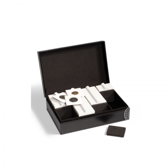 Präsentationsbox für 100 QUADRUM-Münzen, Leuchtturm
