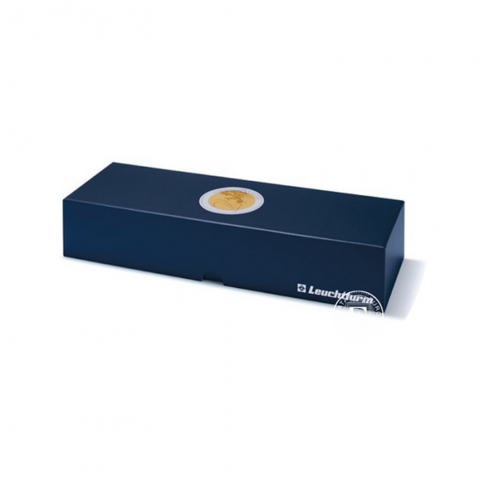 Boîte d'archives pour pièces de 2 euros LOGIK en cartes, Leuchtturm