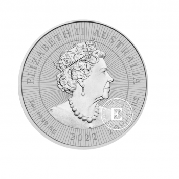2 oz (62.20 g) silver coin Next Generation - Piedfort Dingo, Australia 2022