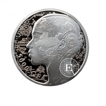 1 oz (31.10 g) sidabrinė moneta Dirbtinis intelektas, Čadas 2023
