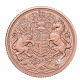 Pièce d'or (15.65 g) souverain sur la carte  The Memorial Double Sovereign, Grande-Bretagne 2022