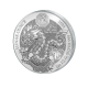 1 oz (31.10 g) Silbermünze Drache, Lunar, Rwanda 2024