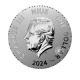 1 dolerio (15.56 g) sidabrinė moneta Kinų horoskopas - Drakonas, Niujė 2024 (su sertifikatu)