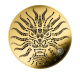 5 dolerių (1.24 g) auksinė moneta Kinų horoskopas - Drakonas, Niujė 2024 (su sertifikatu)