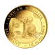 1/2 oz (15.55 g) auksinė moneta Afrikos laukinė gamta - Dramblys, Somalis 2024