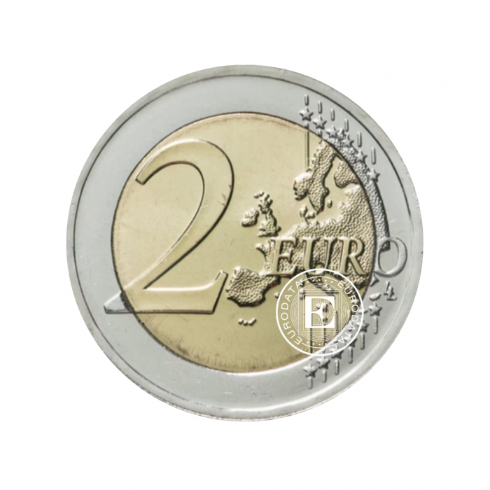  2 Eur pièce 80e anniversaire du Service National de Protection Incendie, Italie 2020